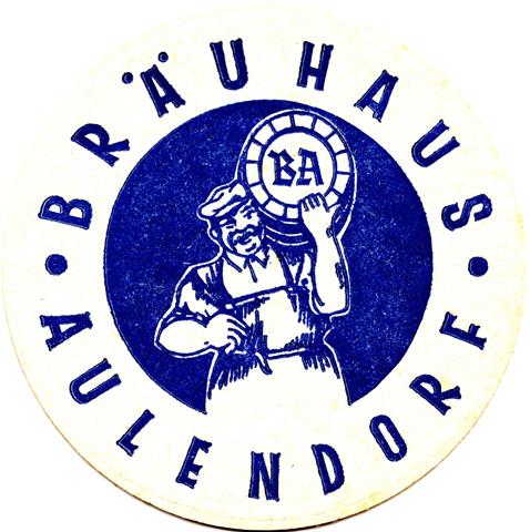 aulendorf rv-bw teutsch rund 2a (215-schrift mit 2 punkten-blau)